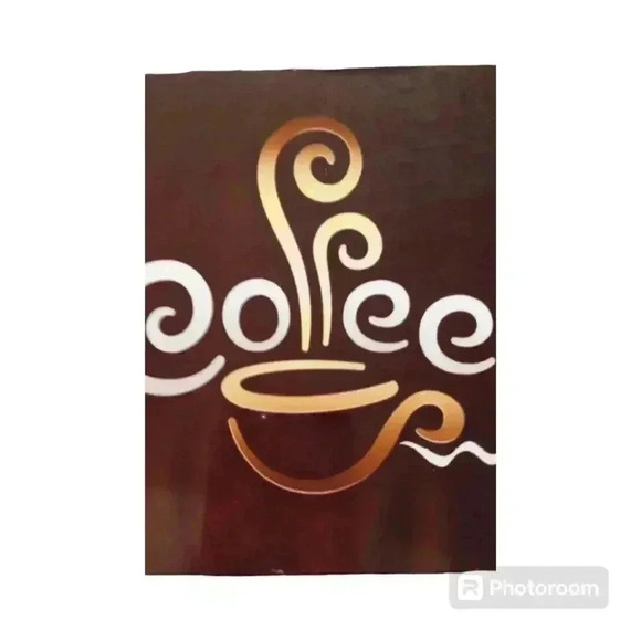 Vintage, Retro, Metal Coffee Sign - Picture 4 of 4